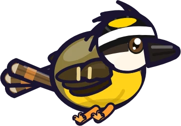 O bem-te-vi do jogo em pleno voo